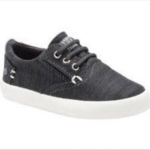 Sperry bodie jr shoes boys slip on gunmetal gray charcoal 6.5 toddler washable